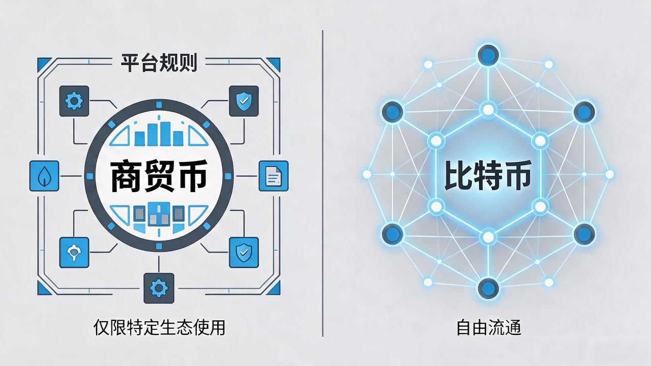 商贸币和真正数字货币的区别_商贸币是数字货币?_商贸币的风险
