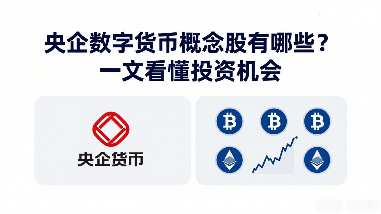 央企数字货币概念股有哪些？一文看懂投资机会
