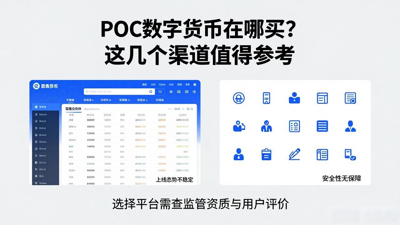 POC数字货币在哪买？这几个渠道值得参考