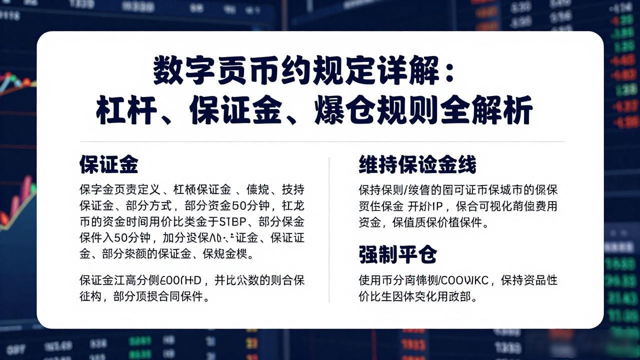 数字货币合约规定详解：杠杆、保证金、爆仓规则全解析