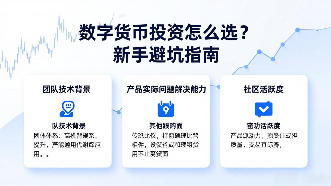 数字货币投资怎么选？新手避坑指南