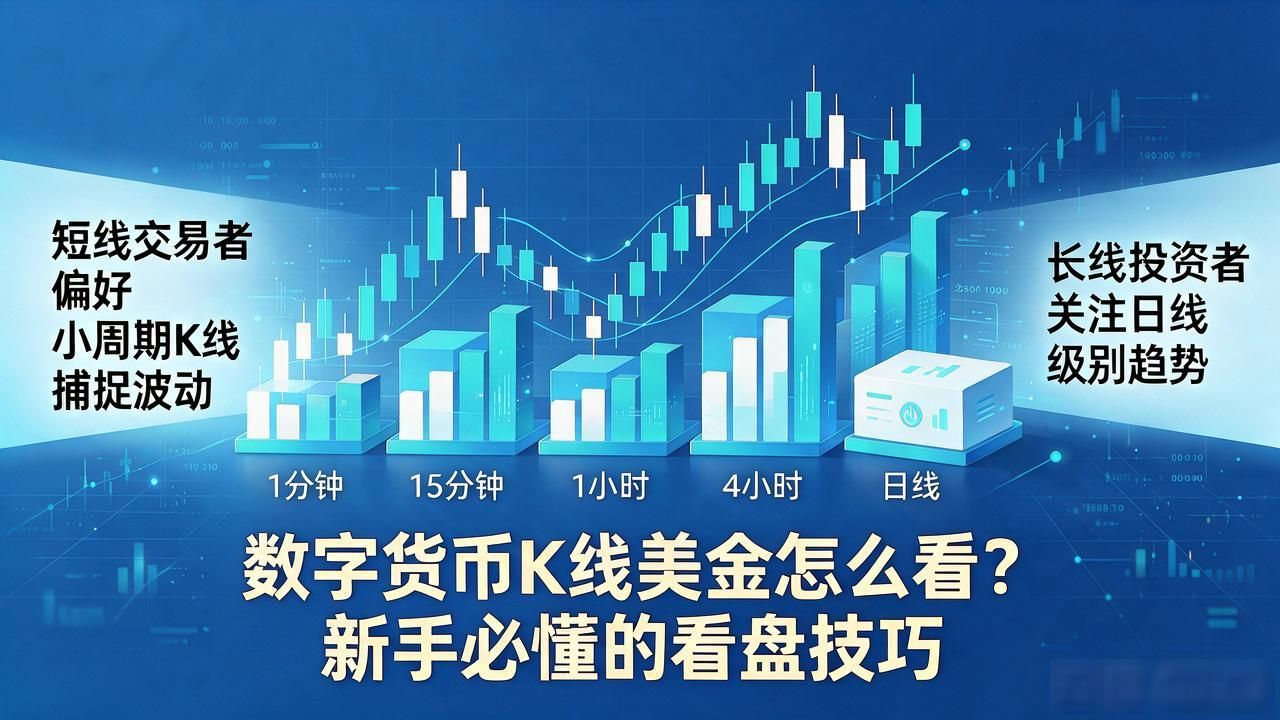 数字货币K线美金怎么看？新手必懂的看盘技巧
