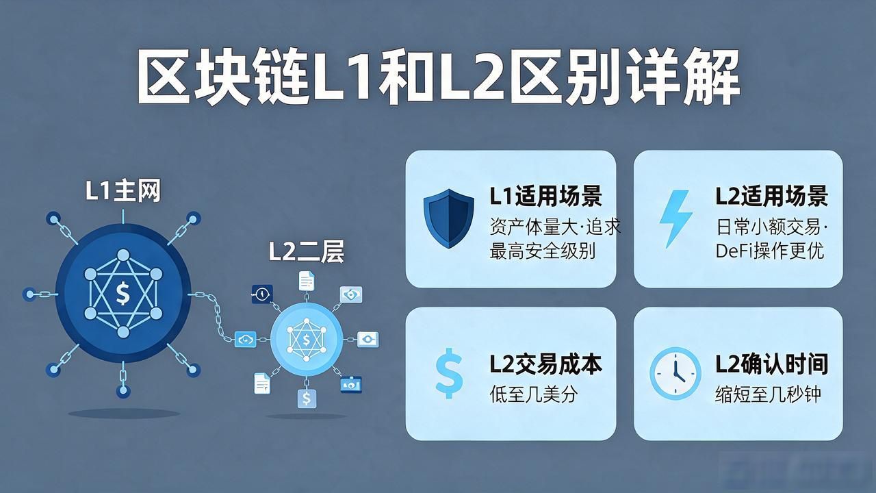 区块链L1和L2区别详解：一文看懂二层扩容逻辑