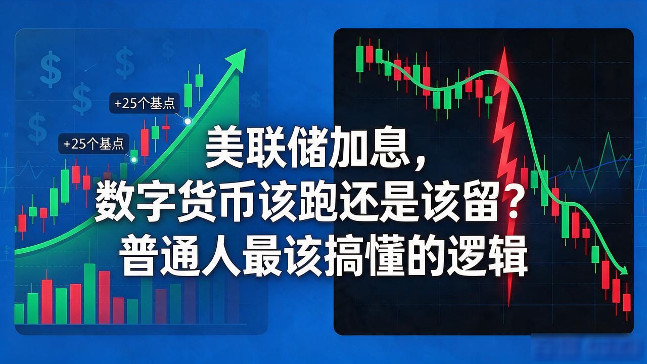 美联储加息，数字货币该跑还是该留？普通人最该搞懂的逻辑