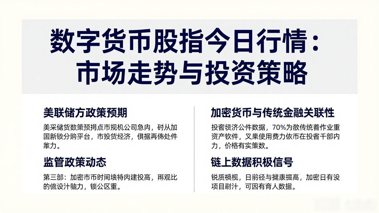数字货币股指今日行情：市场走势与投资策略