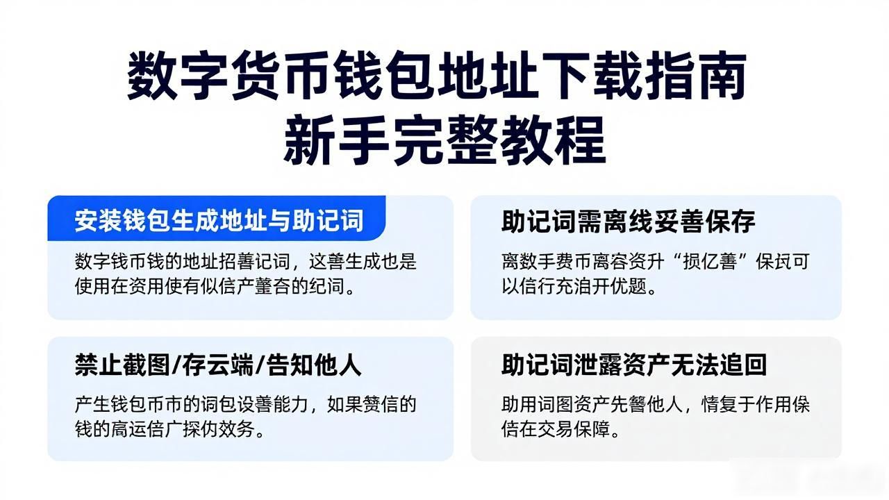 数字货币钱包地址下载指南 新手完整教程