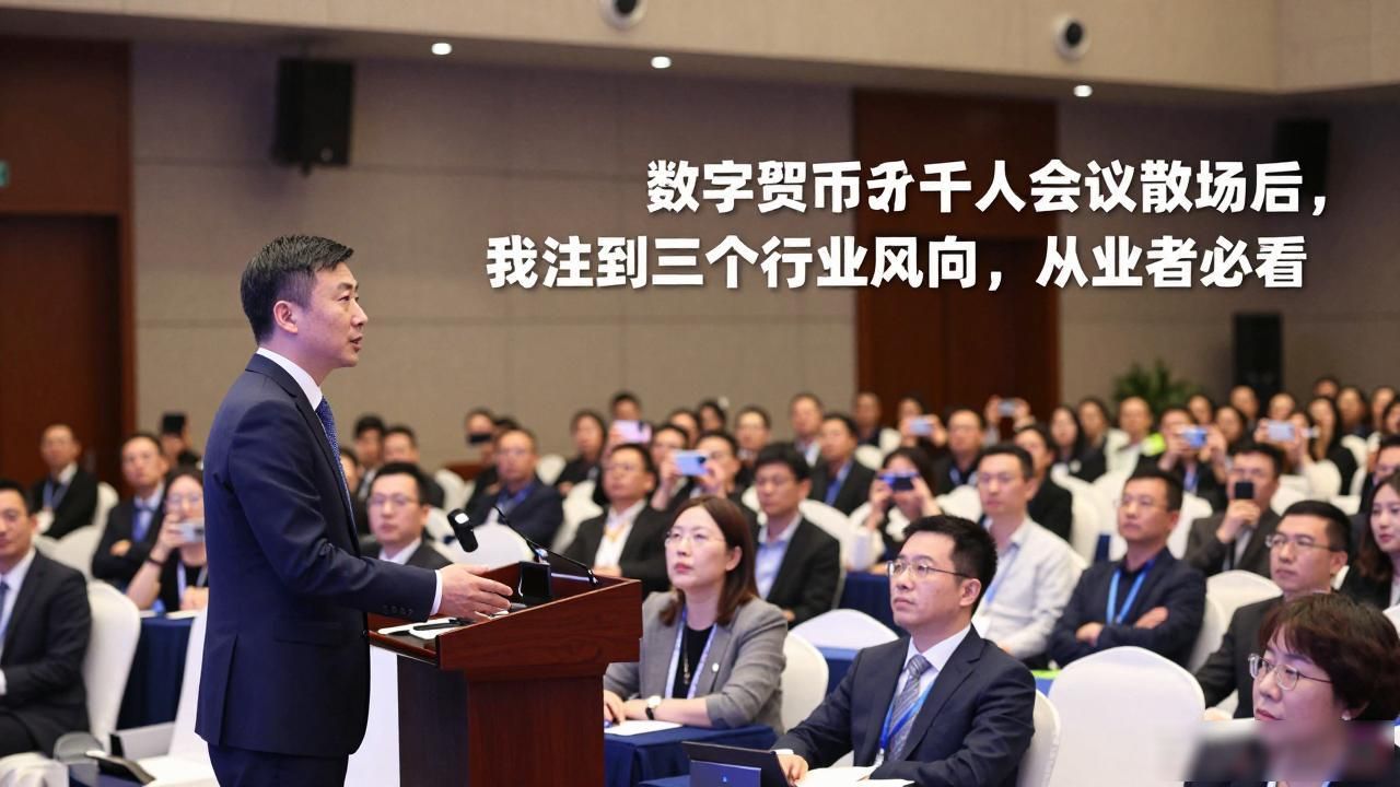 数字货币千人会议散场后，我注意到三个行业风向，从业者必看