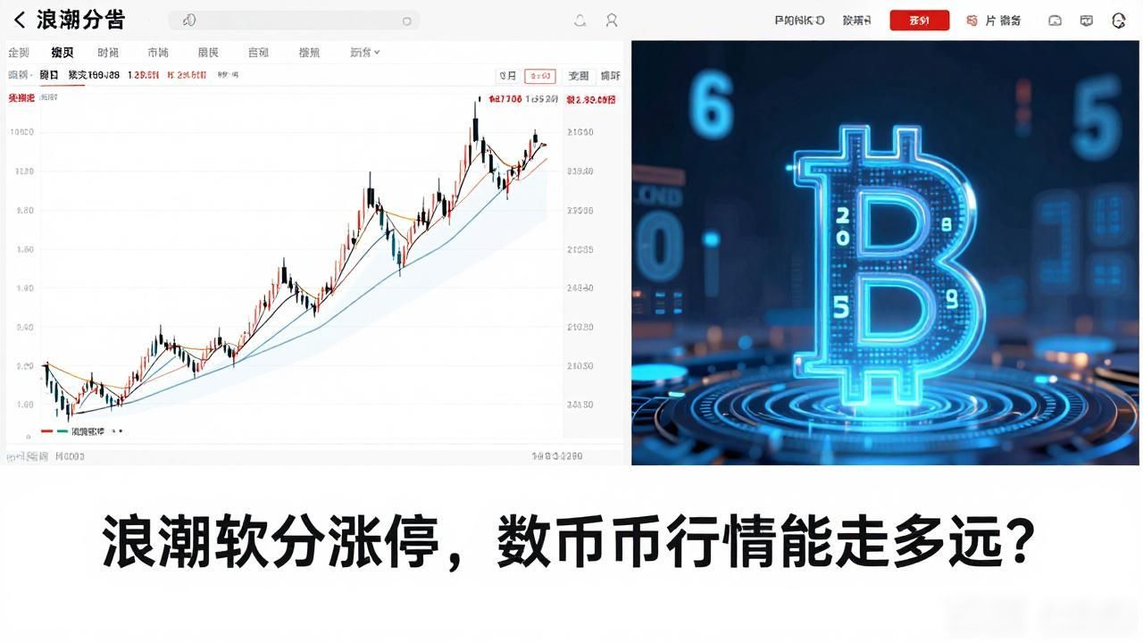 数字货币浪潮软件涨停_数字货币板块浪潮软件涨停分析_数字人民币政策影响概念股走势