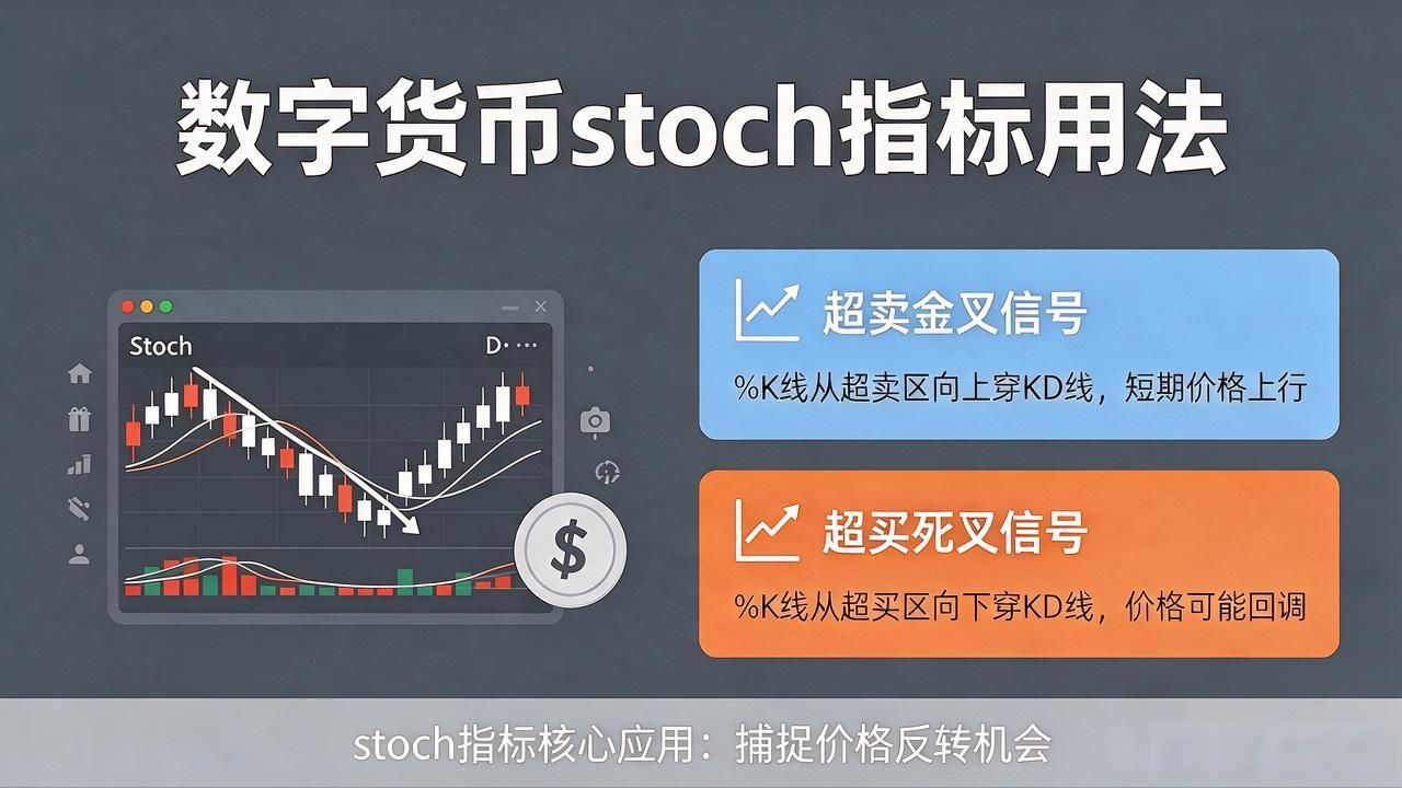 加密货币交易中stoch指标的实用用法_数字货币stoch_数字货币市场stoch指标金叉死叉判断价格反转