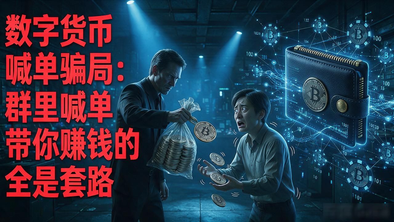 数字货币喊单骗局：群里喊单带你赚钱的全是套路