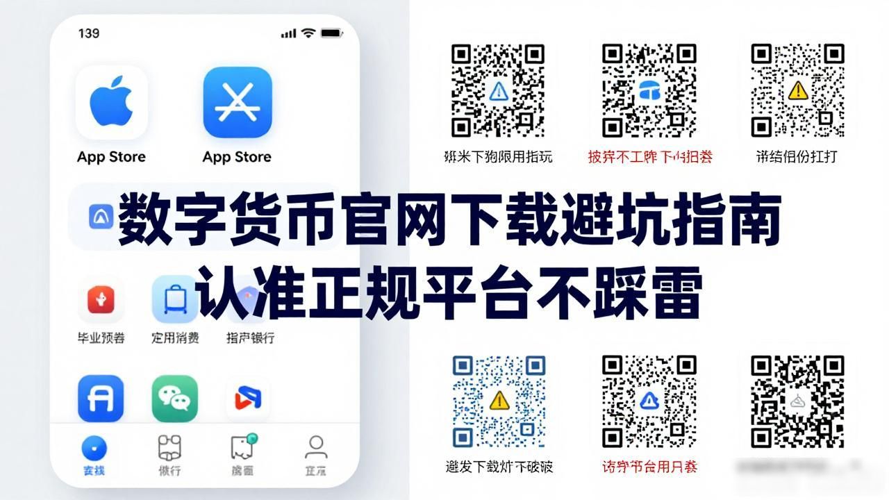 数字货币官网下载避坑指南 认准正规平台不踩雷