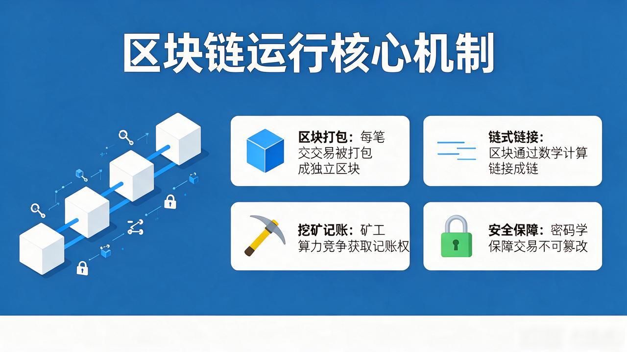 数字货币核心技术逻辑讲解_数字货币原理演讲_区块链运行机制通俗解读