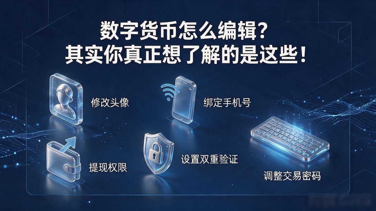 数字货币怎么编辑？其实你真正想了解的是这些！