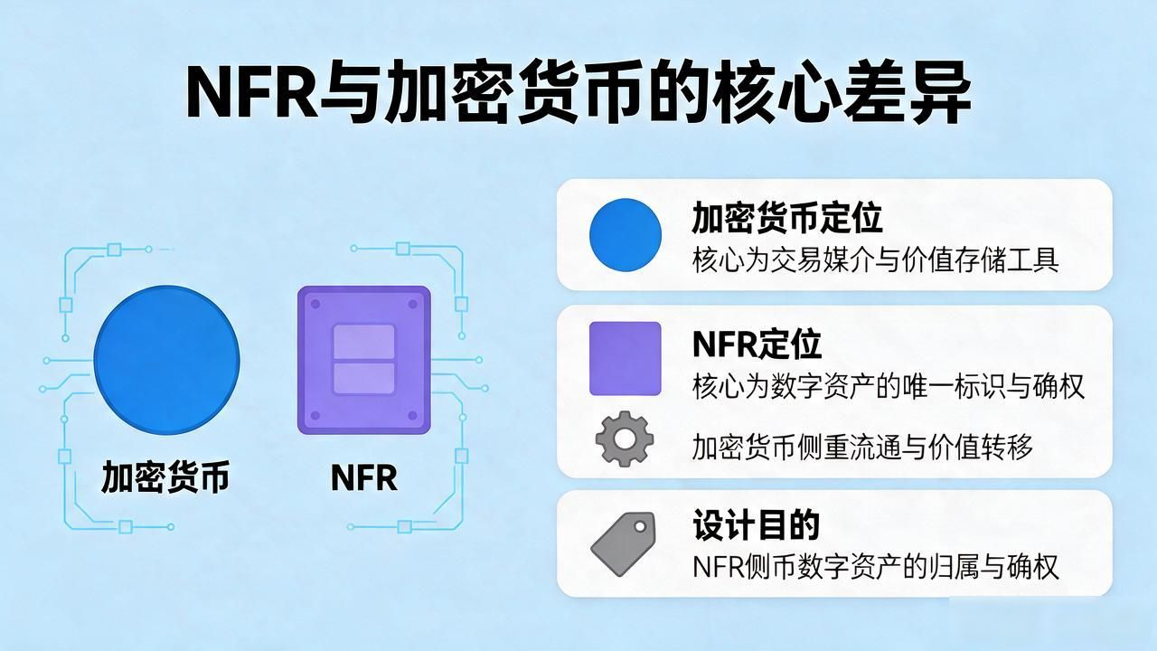 nfr是数字货币吗_NFR不是数字货币的原因 NFR与加密货币的核心差异 基于区块链的数字物品所有权凭证NFR