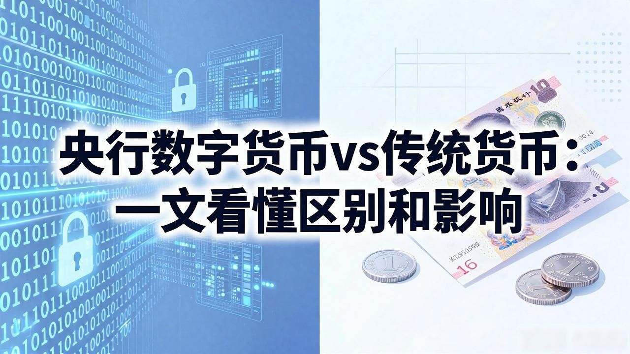 央行数字货币vs传统货币：一文看懂区别和影响