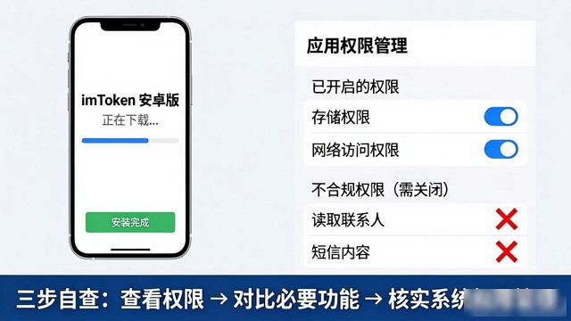 imToken安卓版下载时如何确认合规？三步自查指南