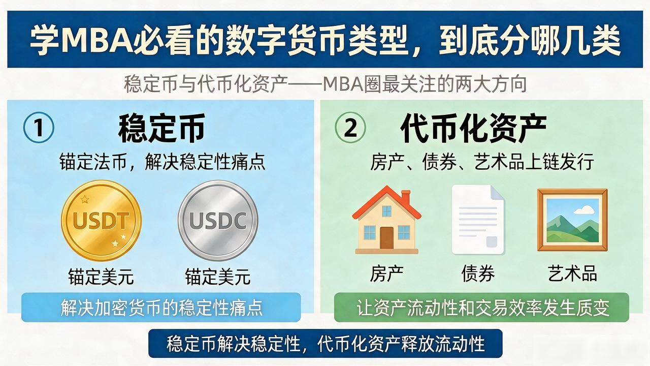MBA学员数字货币分类与投资决策_法定数字货币与去中心化加密货币区别_数字货币的类型mba