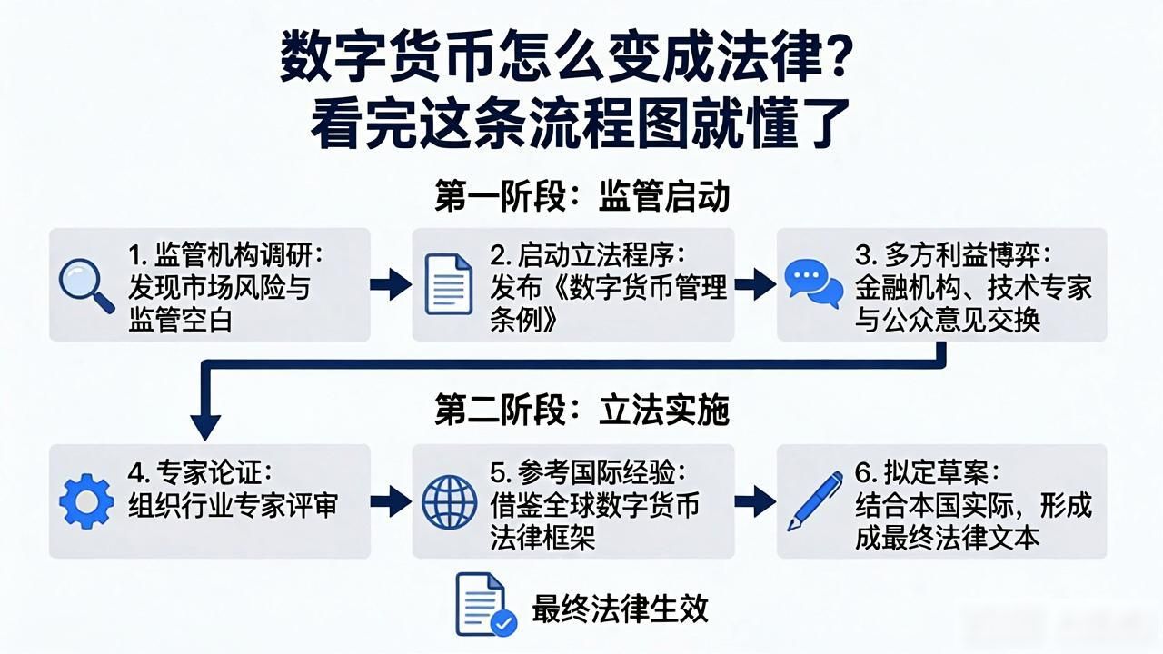 数字货币立法步骤与阶段_数字货币立法流程图详解_数字货币立法流程图