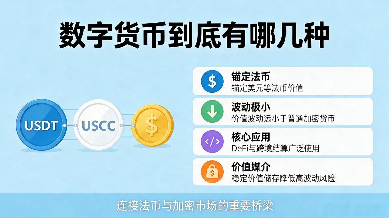 数字货币到底有哪几种