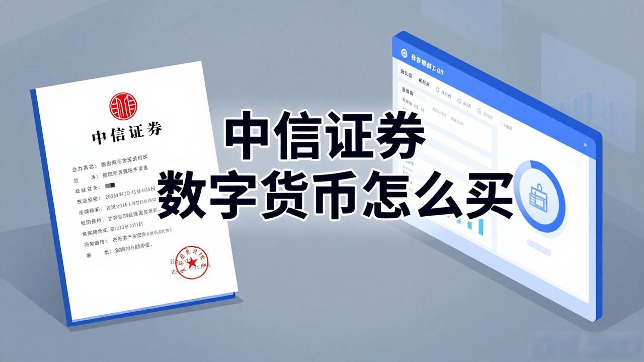 中信证券数字货币怎么买