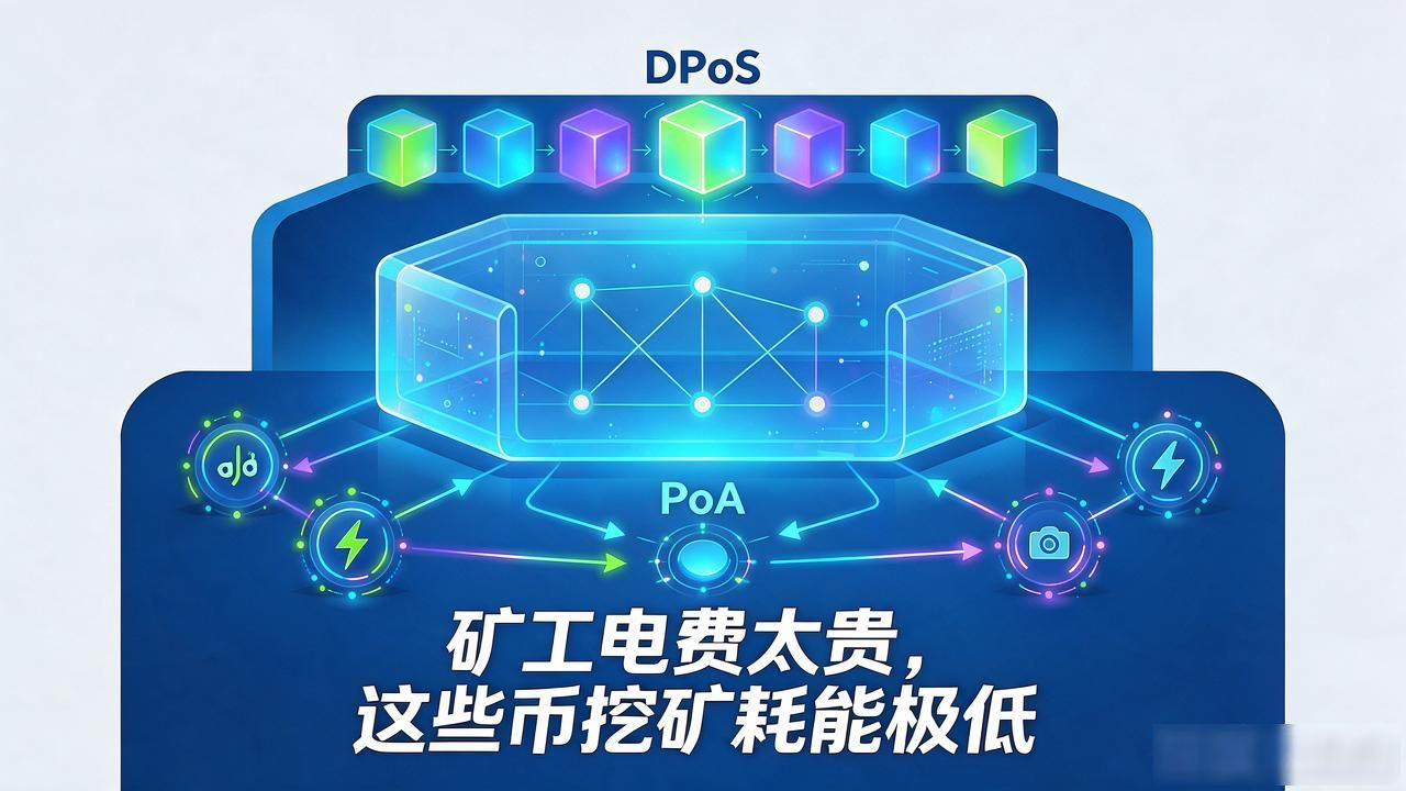 PoS机制降低挖矿能耗方法_挖矿耗能低的数字货币_低耗能数字货币挖矿项目推荐