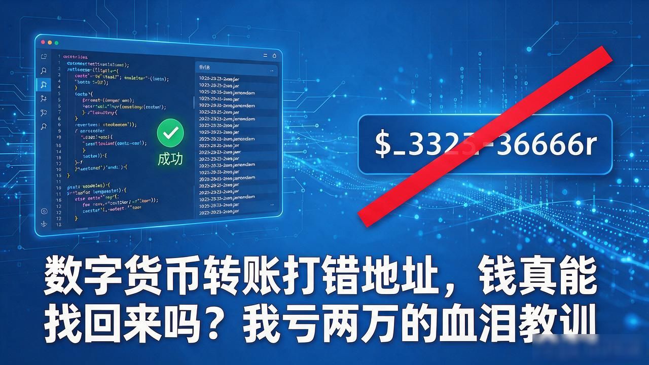ETH转账输错地址真实亏钱经历_区块链转账输错地址如何避免_数字货币转账输错地址