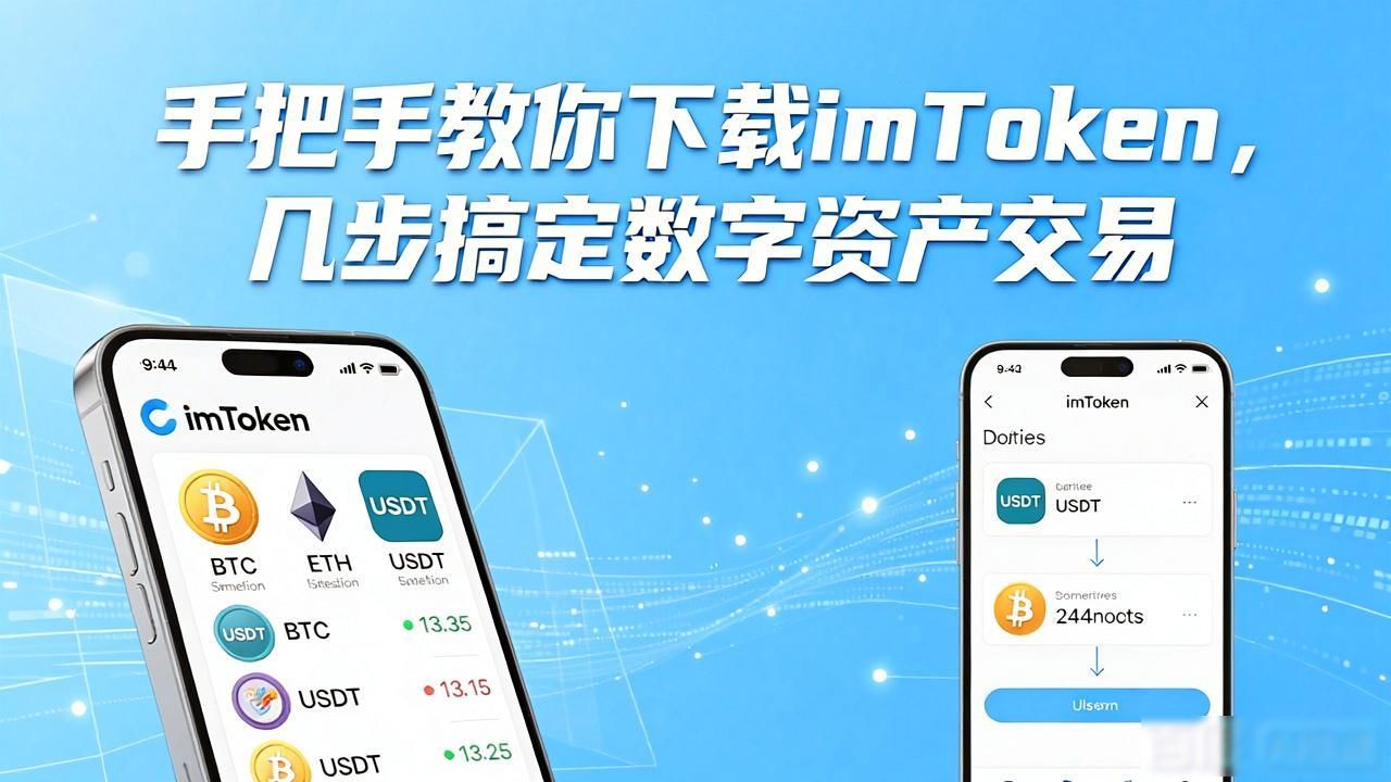 手把手教你下载imToken，几步搞定数字资产交易