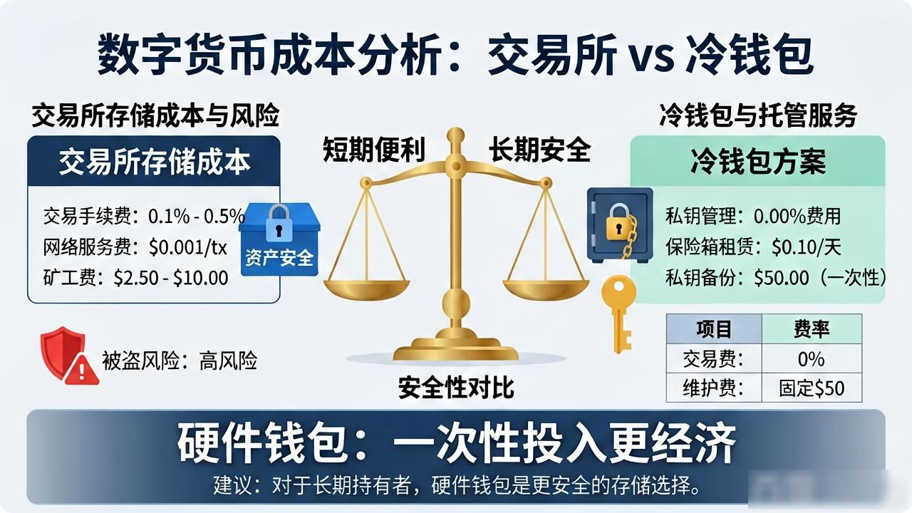 数字资产持有成本_交易手续费网络Gas费隐性开销_数字货币每日成本