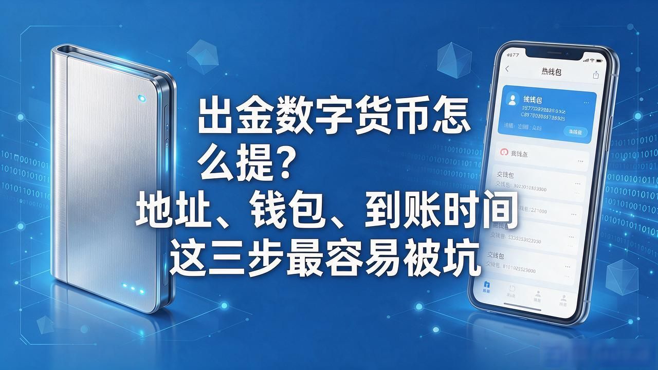 出金数字货币怎么提？地址、钱包、到账时间这三步最容易被坑