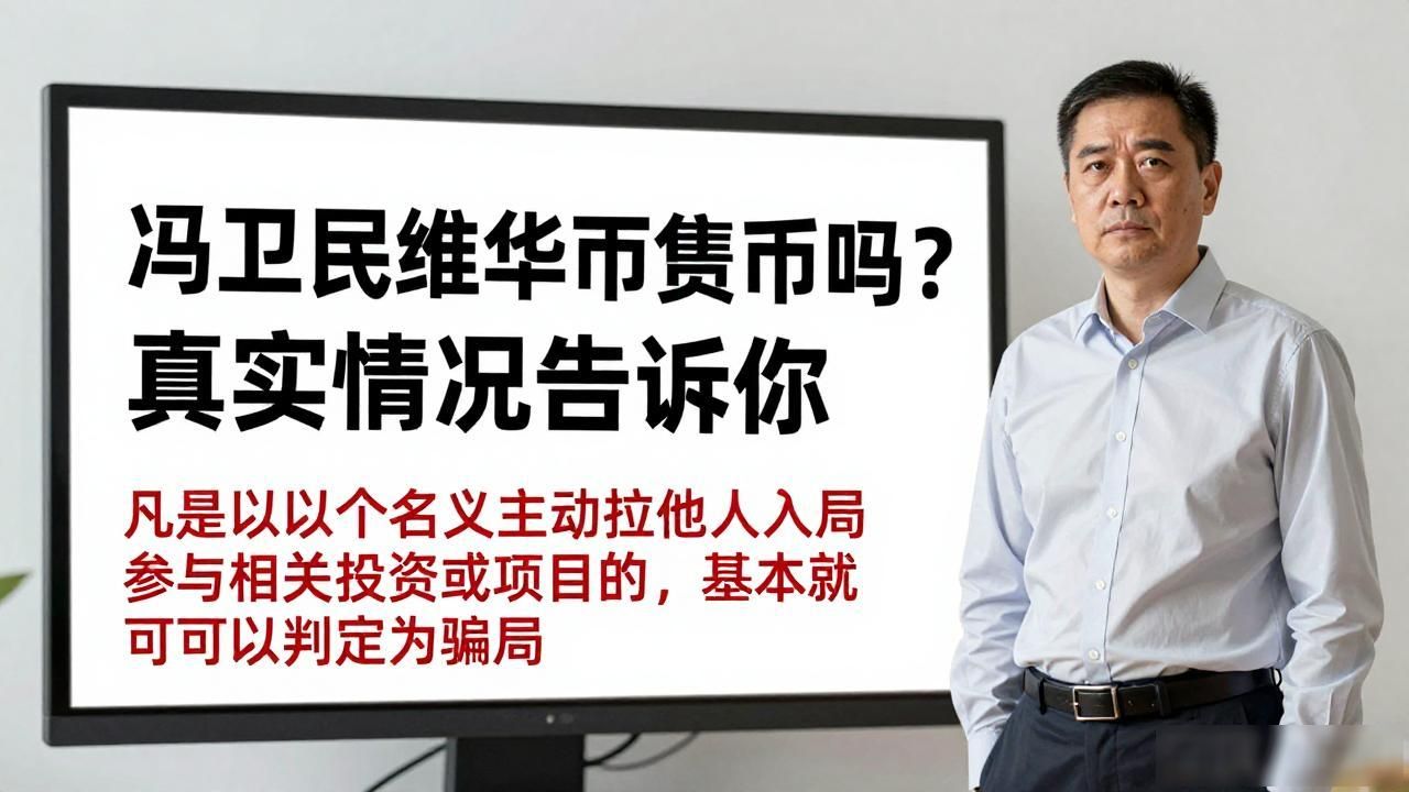 冯卫民虚假宣传_维华平台骗局_维华冯卫民数字货币
