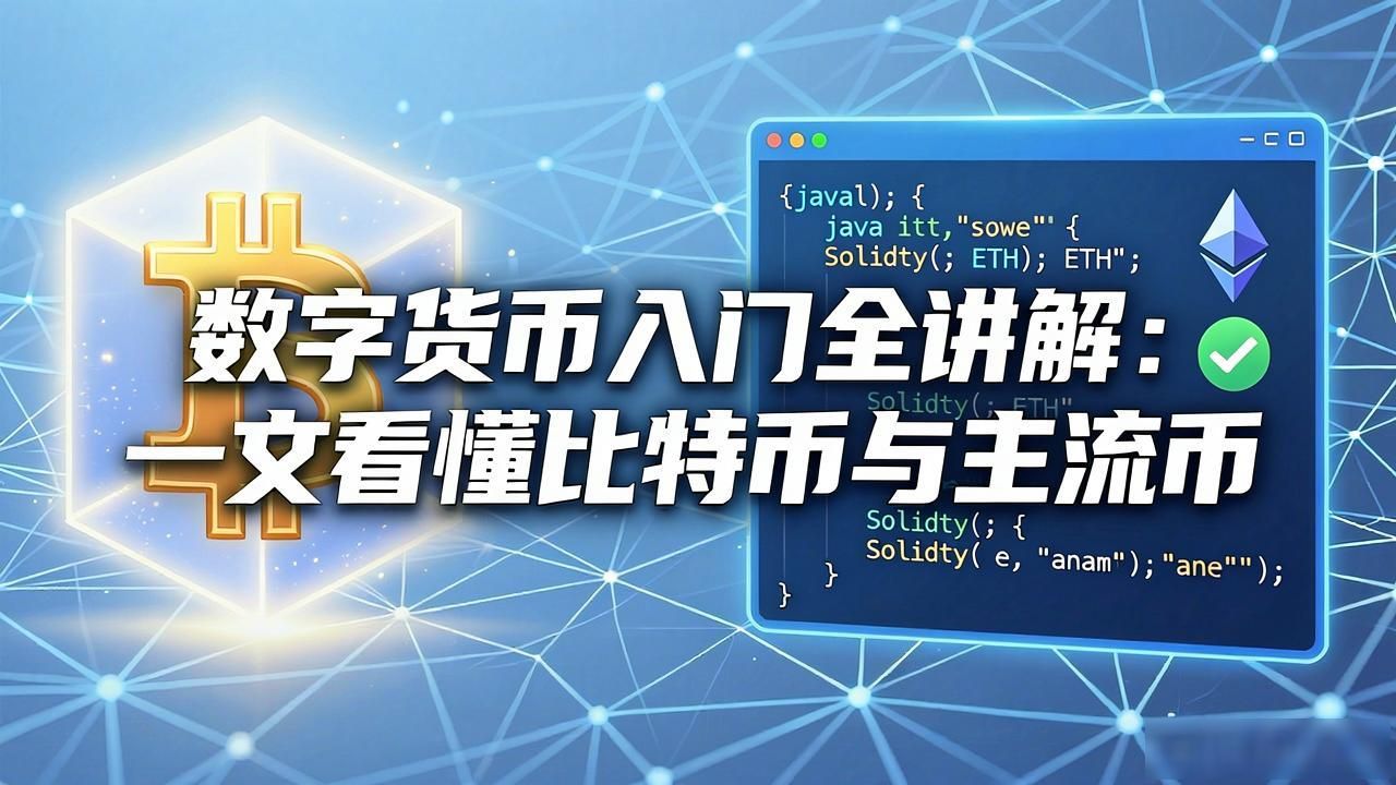 数字货币知识大全讲解_数字货币初步认知框架 比特币去中心化交易原理 以太坊智能合约基础介绍