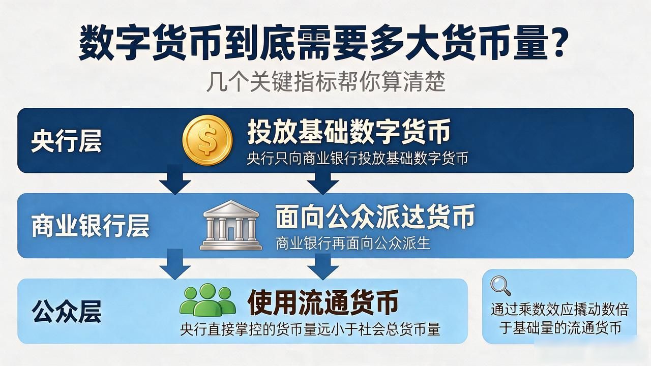数字货币所需货币量_数字货币发行量与经济总量关系_数字货币流通速度影响基础货币量