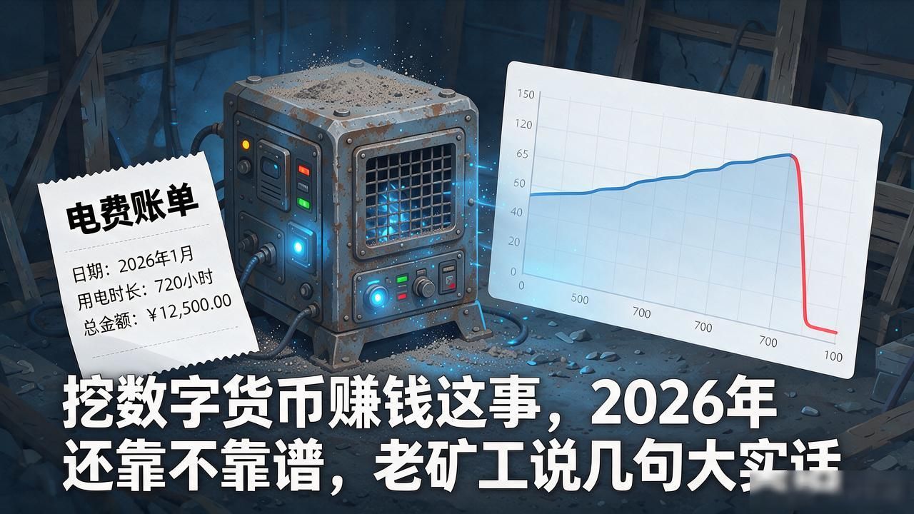 挖数字货币赚钱这事，2026年还靠不靠谱，老矿工说几句大实话