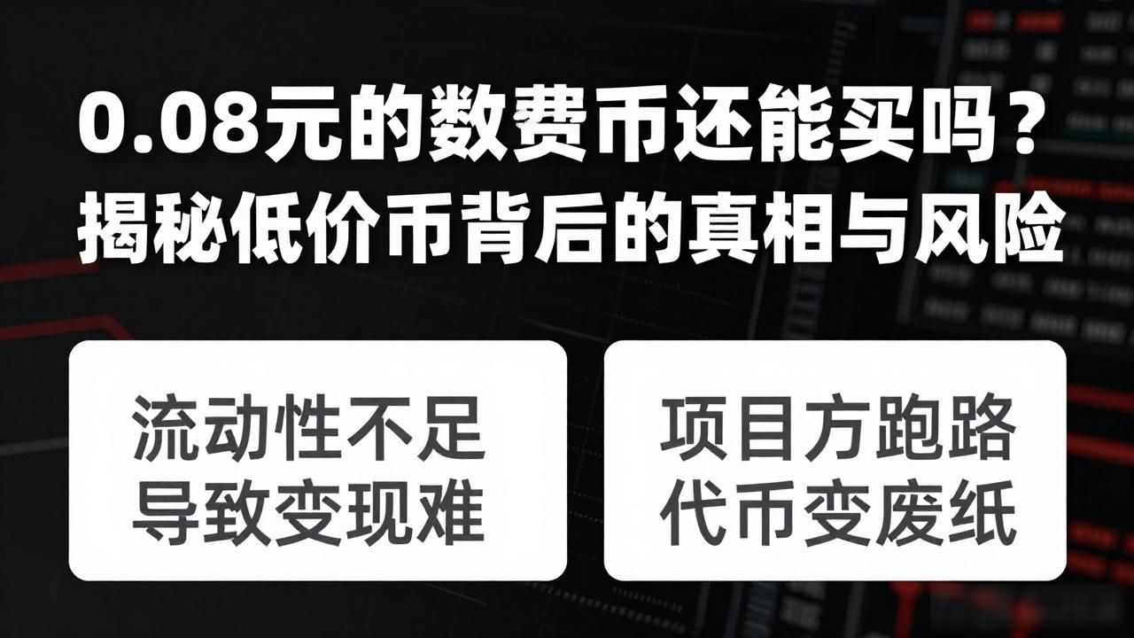 0.08的数字货币_低单价数字货币的价值与风险_低价加密货币投资风险