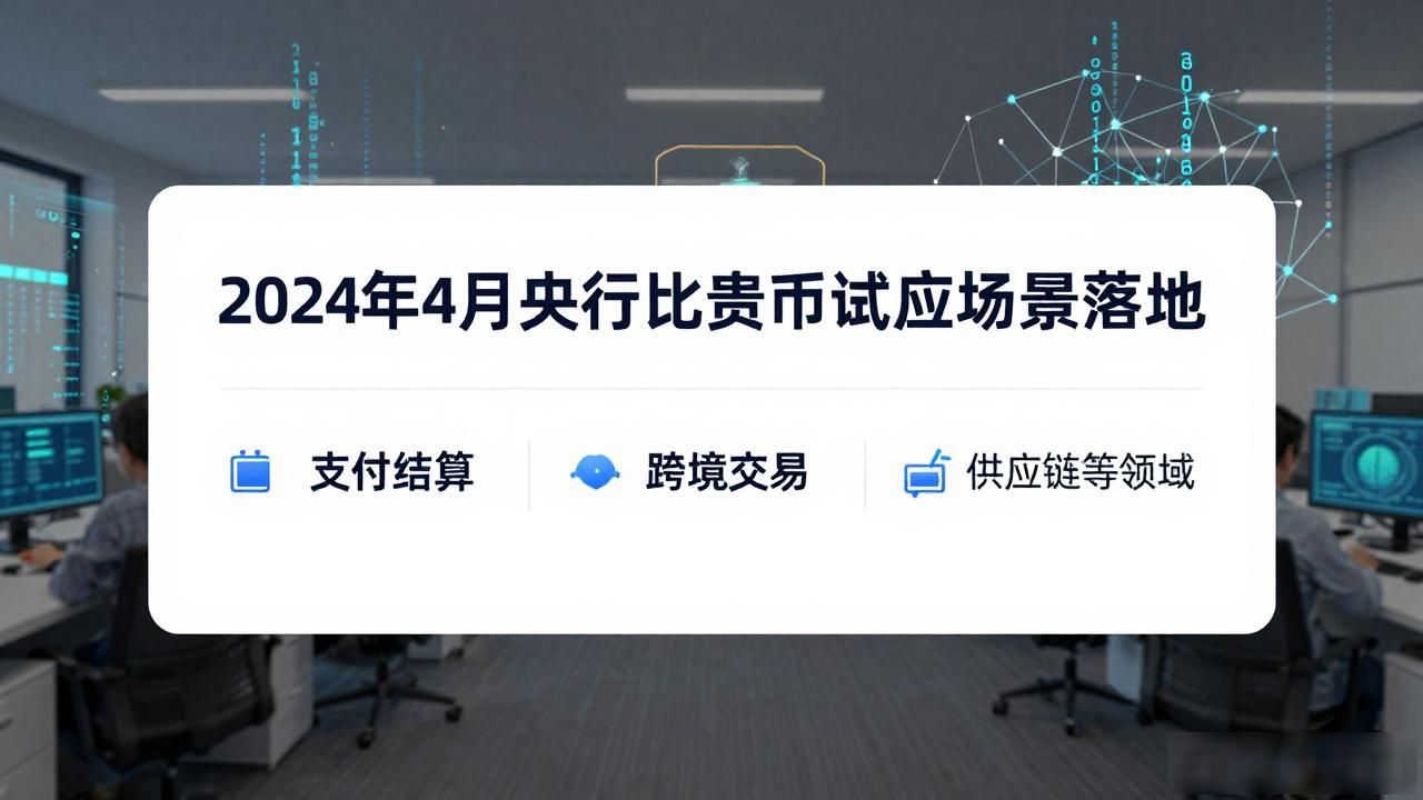 央行数字货币最新进展：4月试点扩围与场景落地