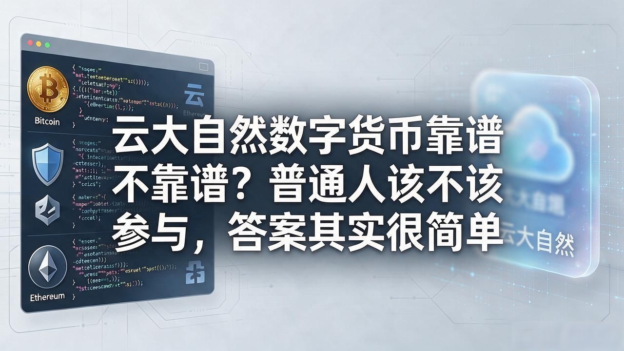 云大自然数字货币_云大自然数字货币是骗局吗_云大自然资金盘崩盘风险