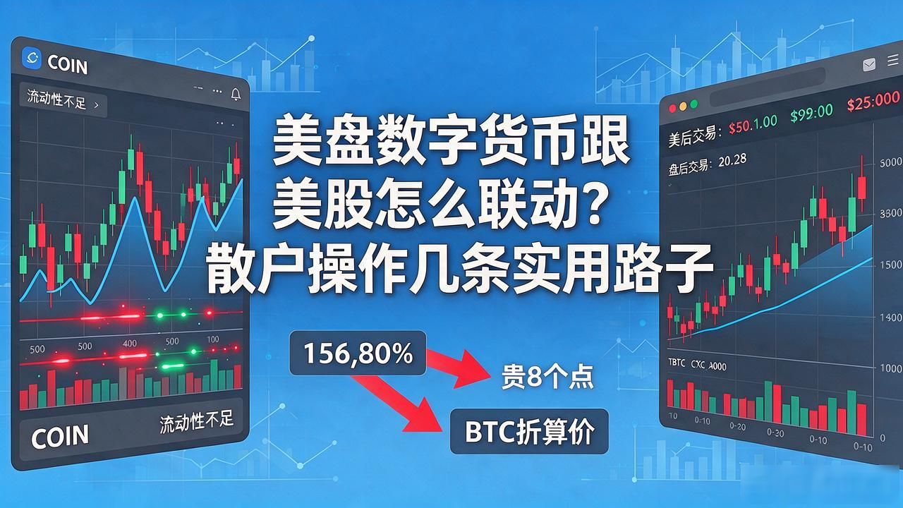 美盘数字货币跟美股怎么联动？散户操作几条实用路子