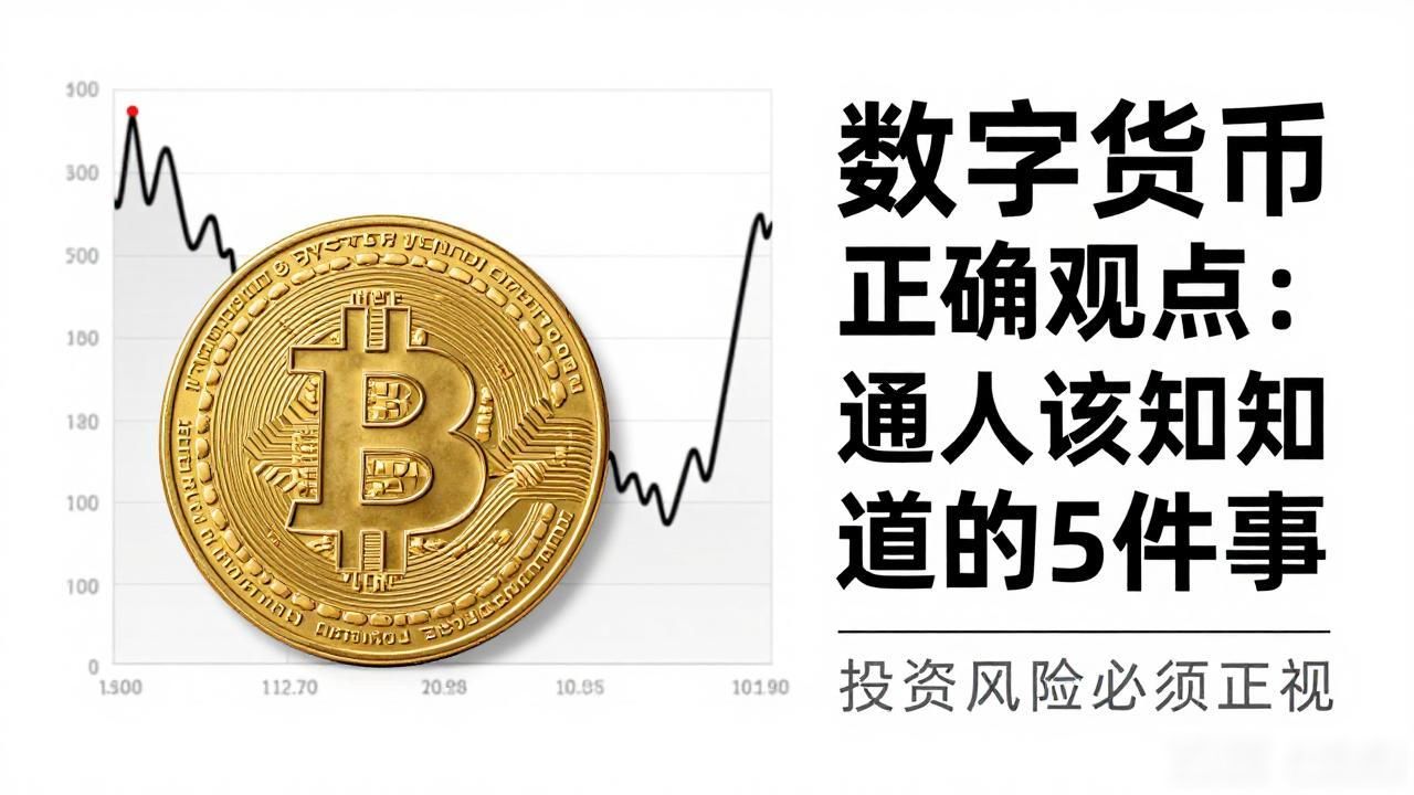 数字货币正确观点：普通人该知道的5件事