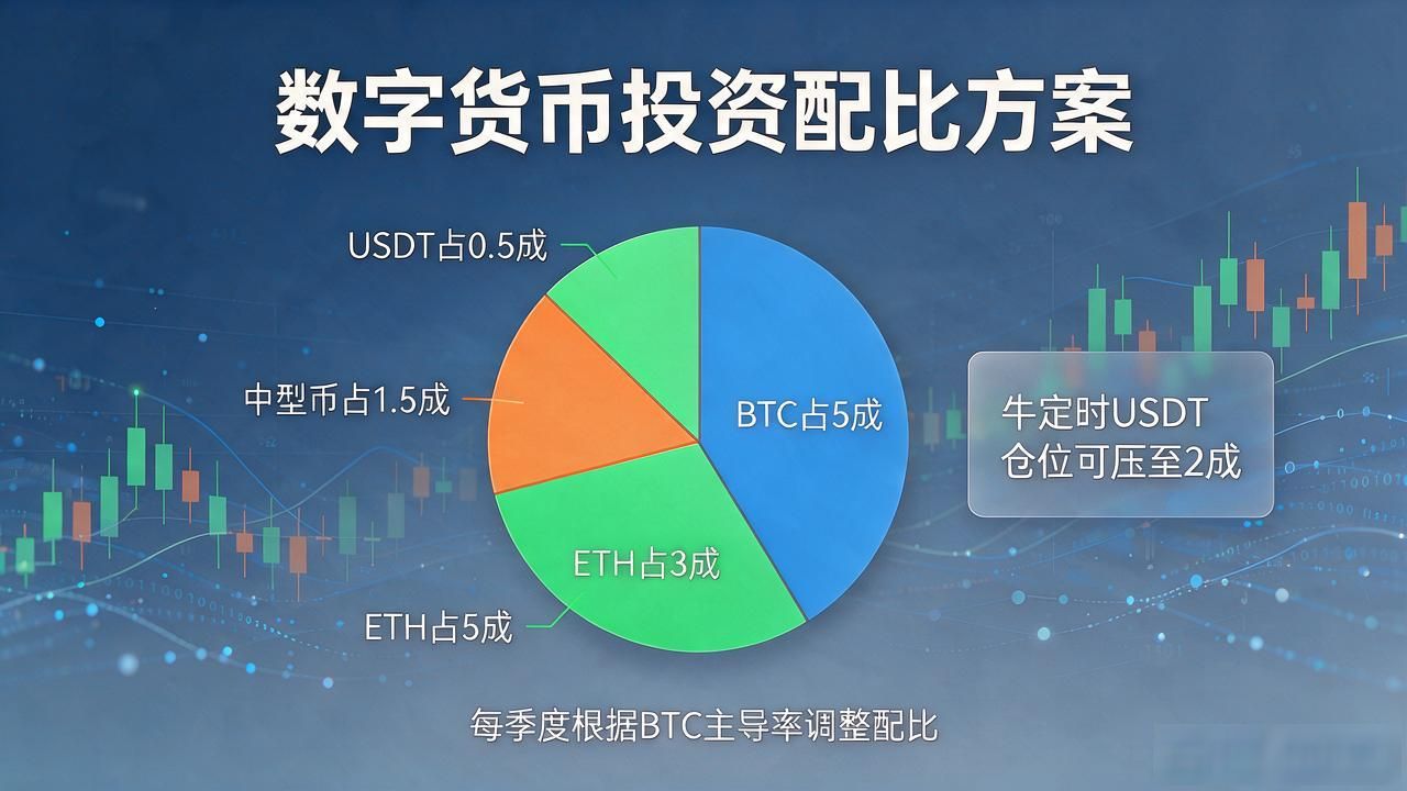 BTC ETH中型币配置比例_数字货币交易仓位配比策略_数字货币配方
