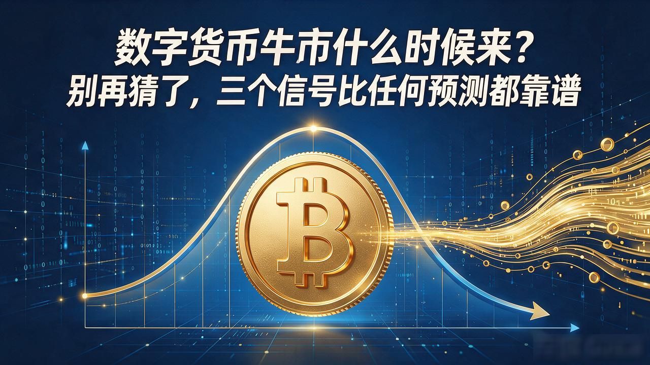 数字货币牛市什么时候来？别再猜了，三个信号比任何预测都靠谱