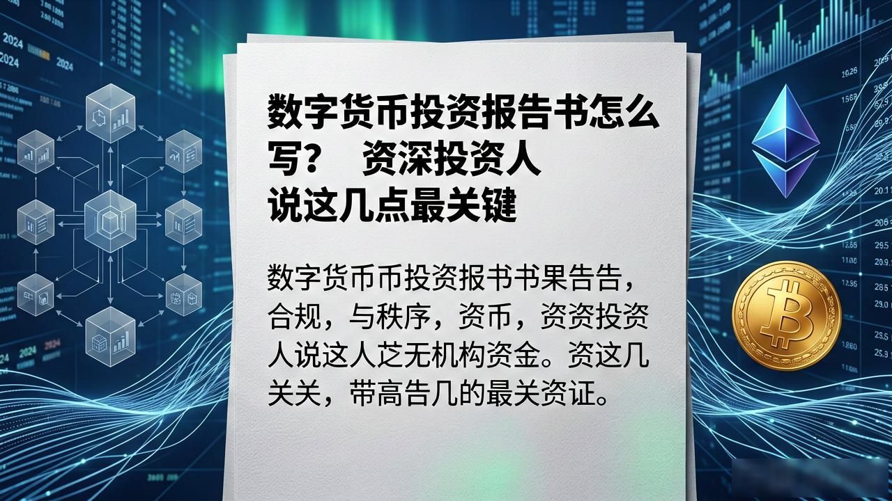 数字货币市场风险评估方法_2024数字货币投资报告书撰写指南_数字货币投资报告书