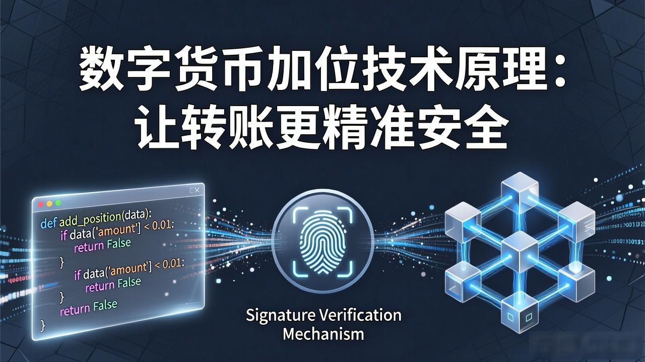 数字货币加位技术原理_区块链技术底层逻辑_数字货币转账加位现象
