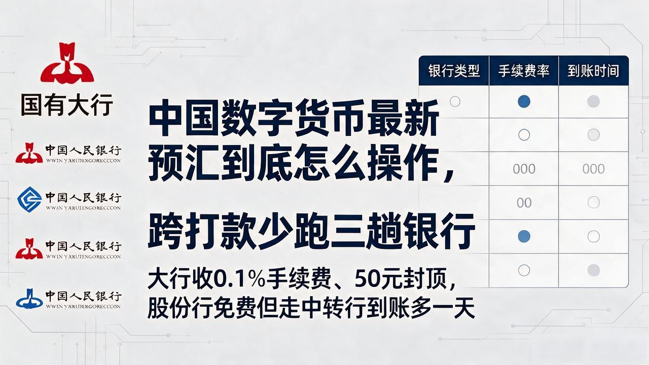 中国数字货币最新预汇到底怎么操作，跨境打款少跑三趟银行