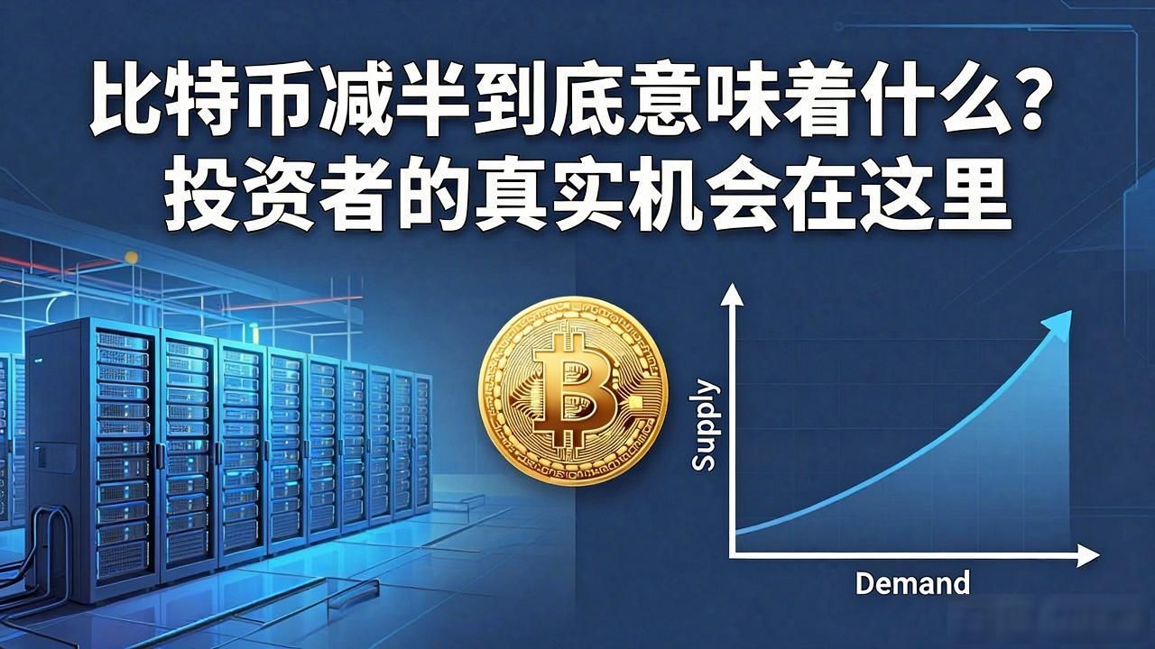 比特币减半到底意味着什么？投资者的真实机会在这里