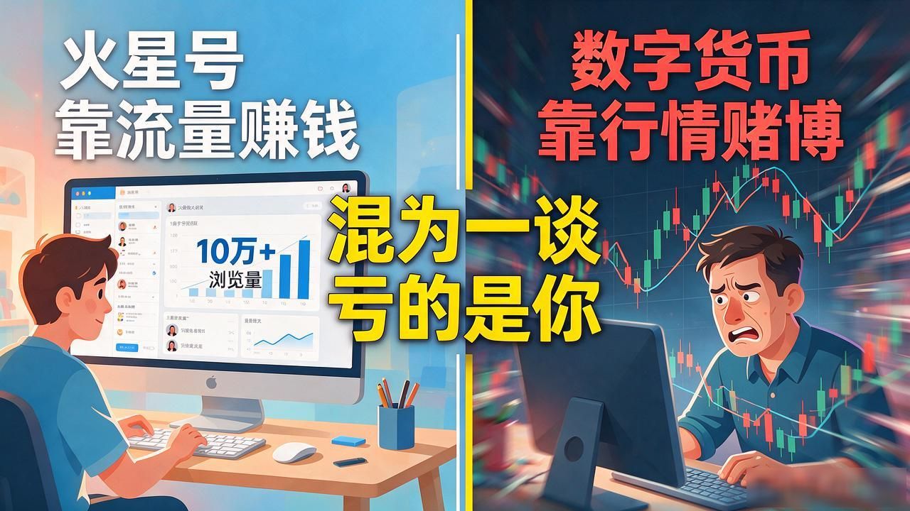 火星号对比数字货币：一个赚流量一个赌行情，混为一谈亏的是你