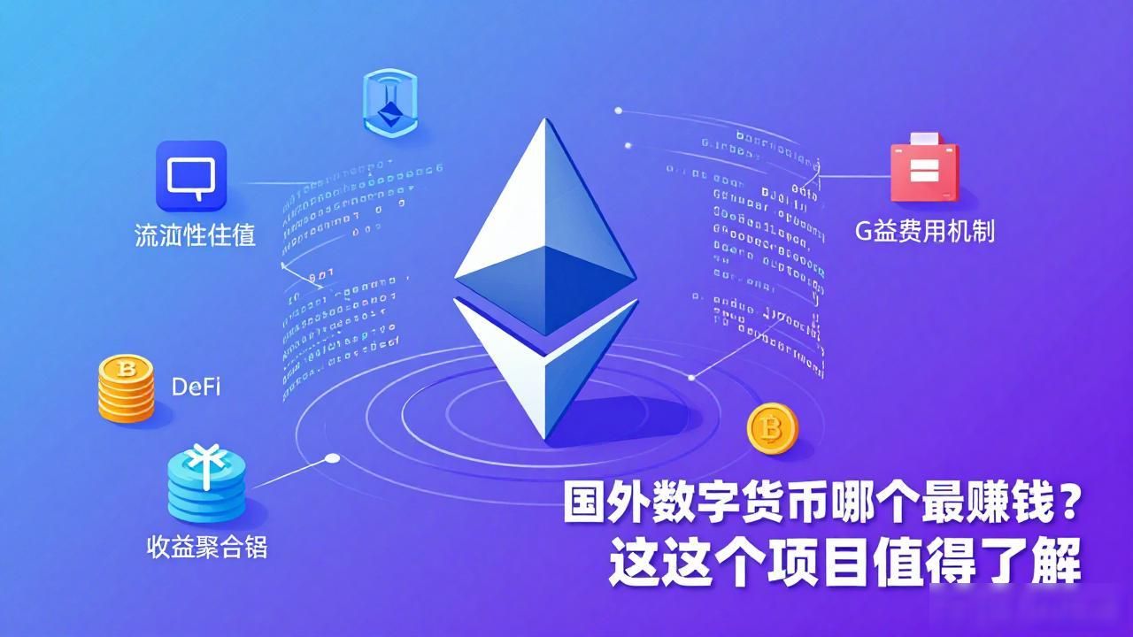 国外数字货币哪个最赚钱？这几个项目值得了解