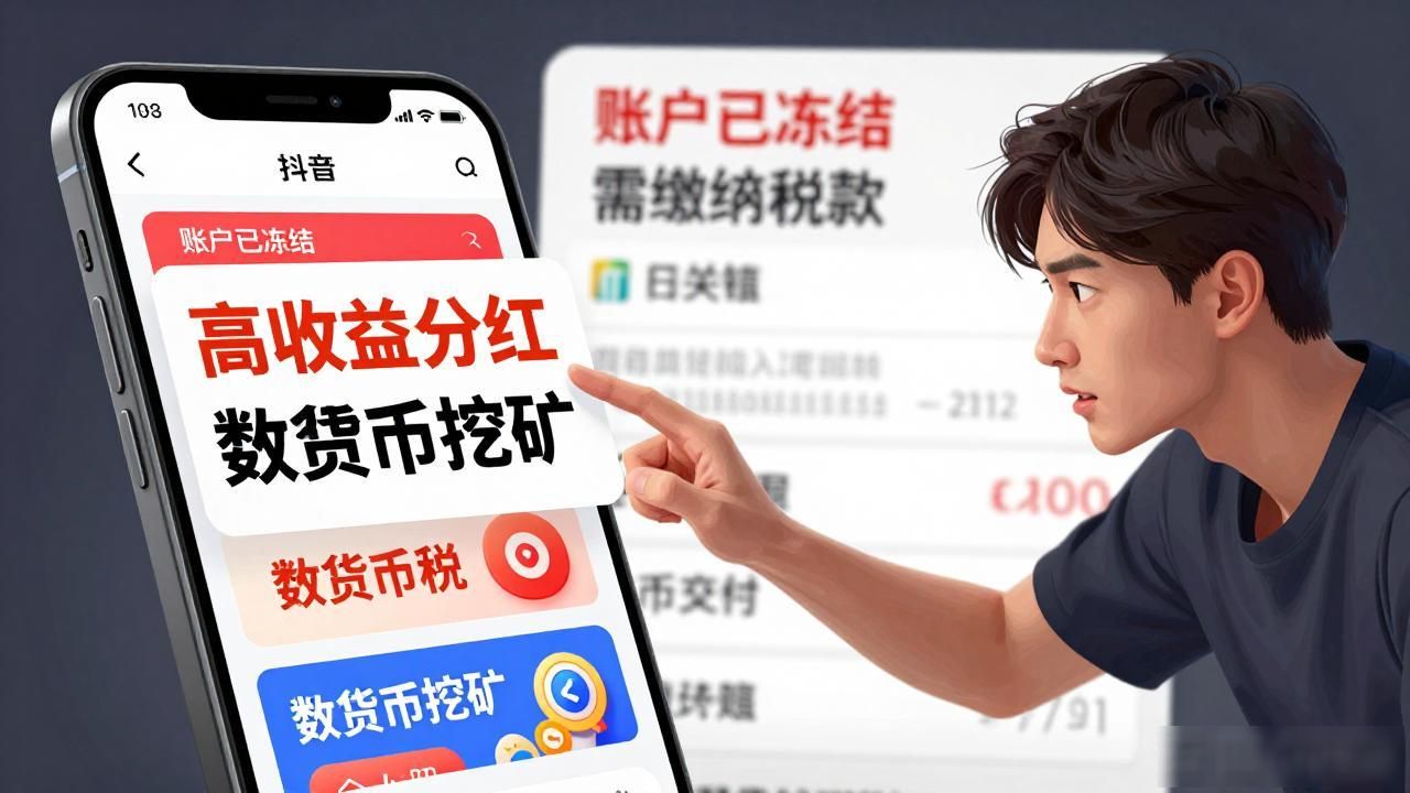 抖音数字货币是骗局吗？刷到"分红""挖矿"广告先别信