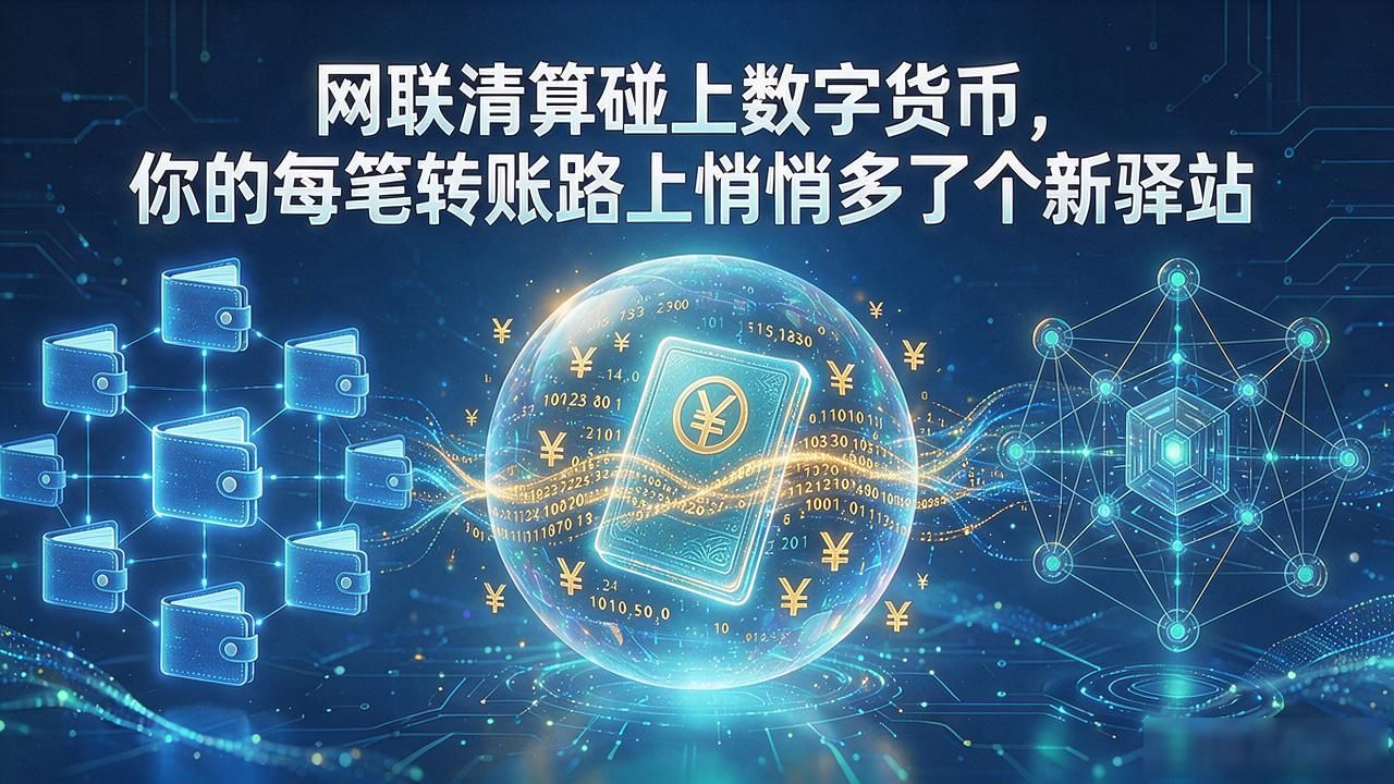 网联清算碰上数字货币，你的每笔转账路上悄悄多了个新驿站