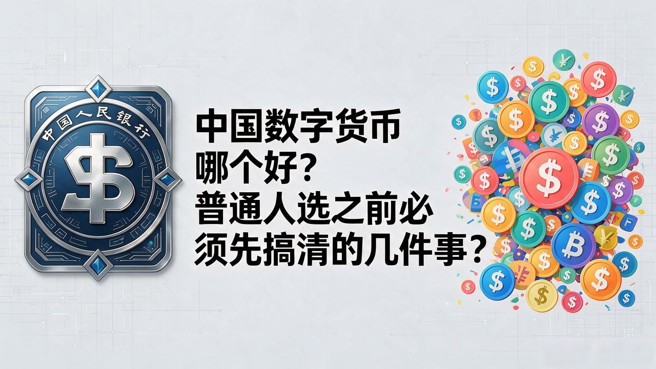 中国数字货币哪个好？普通人选之前必须先搞清的几件事