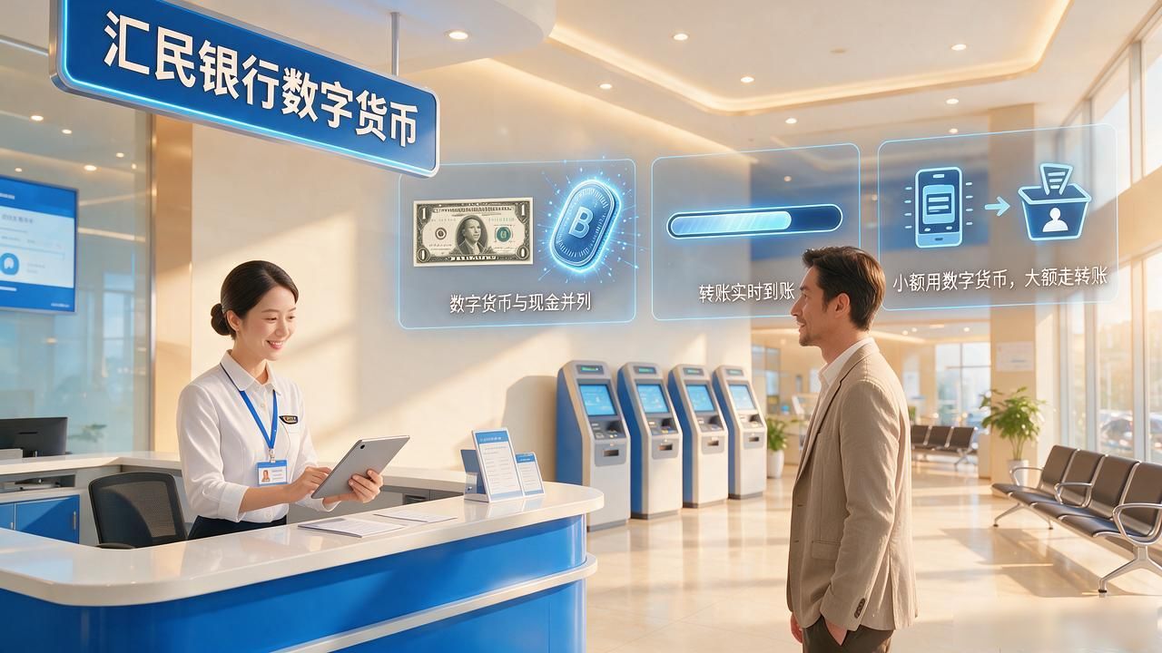 汇民银行数字货币_汇民银行数字货币日常使用场景_汇民银行数字货币开通流程